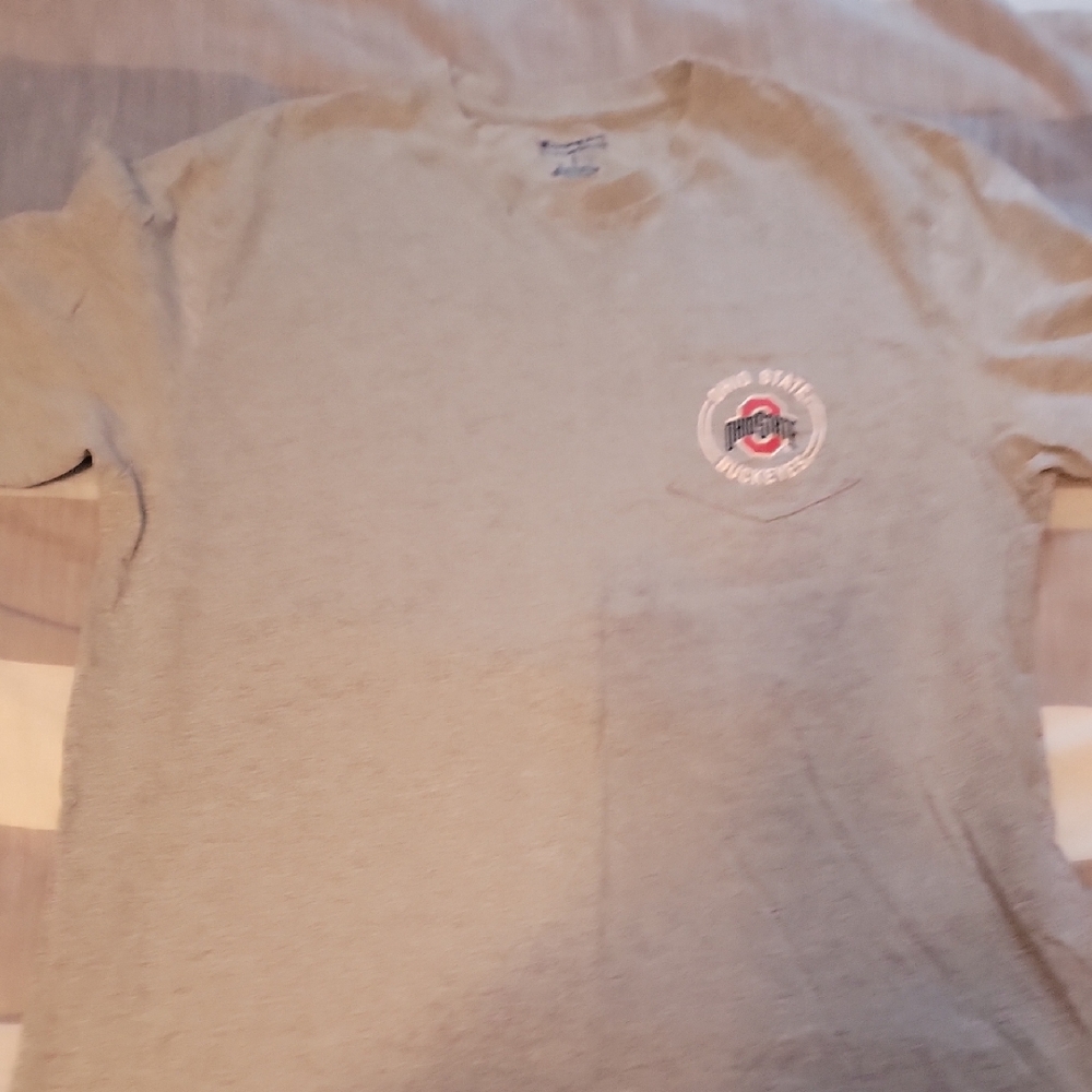 Champion Gray Ohio State Buckeyes Women's Tee